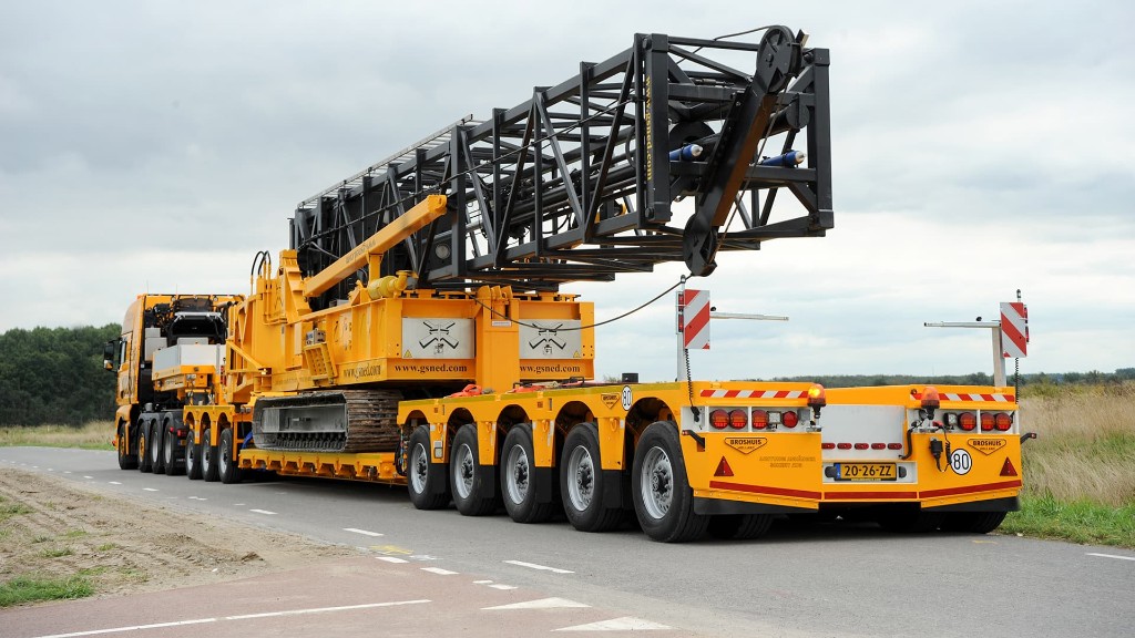 3+5 PL2 HD dolly low loader (center beam) Broshuis